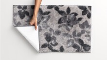 Badematte >UMBRIA< in taupe, 100% Polyacryl SUPERSOFT - 60x50x1,8cm (LxBxH)