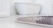 Badematte >UMBRIA< in taupe, 100% Polyacryl SUPERSOFT - 60x50x1,8cm (LxBxH)
