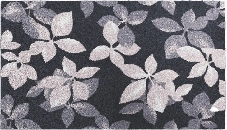 Badematte >UMBRIA< in schwarz, 100% Polyacryl SUPERSOFT - 100x60x1,8cm (LxBxH)