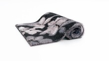 Badematte >UMBRIA< in schwarz, 100% Polyacryl SUPERSOFT - 100x60x1,8cm (LxBxH)
