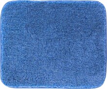 Badematte >MELANGE< in jeansblau, 100% Polyacryl...