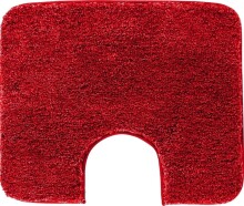 Badematte >MELANGE< in rubin, 100% Polyacryl...