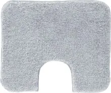 Badematte >MELANGE< in silber, 100% Polyacryl...