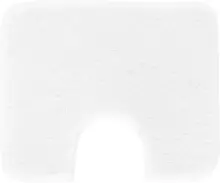 Badematte >MELANGE< in weiss, 100% Polyacryl...