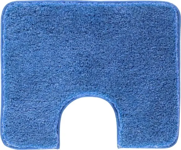 Badematte >MELANGE< in jeansblau, 100% Polyacryl ULTRASOFT - 60x50x2,7cm (LxBxH)