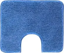 Badematte >MELANGE< in jeansblau, 100% Polyacryl...