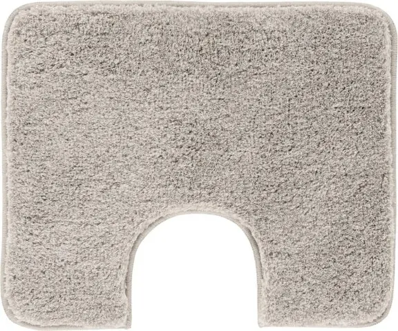 Badematte >MELANGE< in taupe, 100% Polyacryl ULTRASOFT - 60x50x2,7cm (LxBxH)