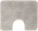 Badematte >MELANGE< in taupe, 100% Polyacryl ULTRASOFT - 60x50x2,7cm (LxBxH)