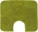 Badematte >MELANGE< in kiwigrün, 100% Polyacryl ULTRASOFT - 60x50x2,7cm (LxBxH)