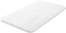 Badematte >MELANGE< in weiss, 100% Polyacryl ULTRASOFT - 100x60x2,7cm (LxBxH)