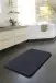 Badematte >MELANGE< in granit, 100% Polyacryl ULTRASOFT - 100x60x2,7cm (LxBxH)