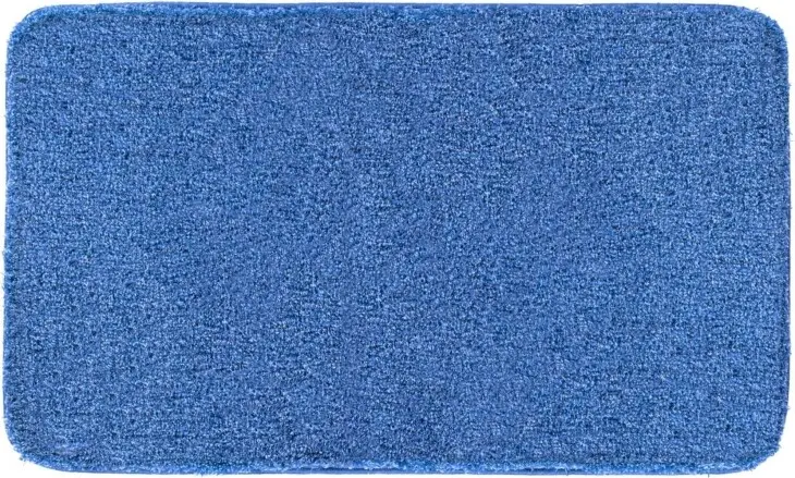 Badematte >MELANGE< in jeansblau, 100% Polyacryl ULTRASOFT - 100x60x2,7 (LxBxH)