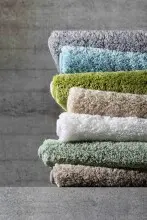 Badematte >MELANGE< in champagner, 100% Polyacryl ULTRASOFT - 100x60x2,7 (LxBxH)