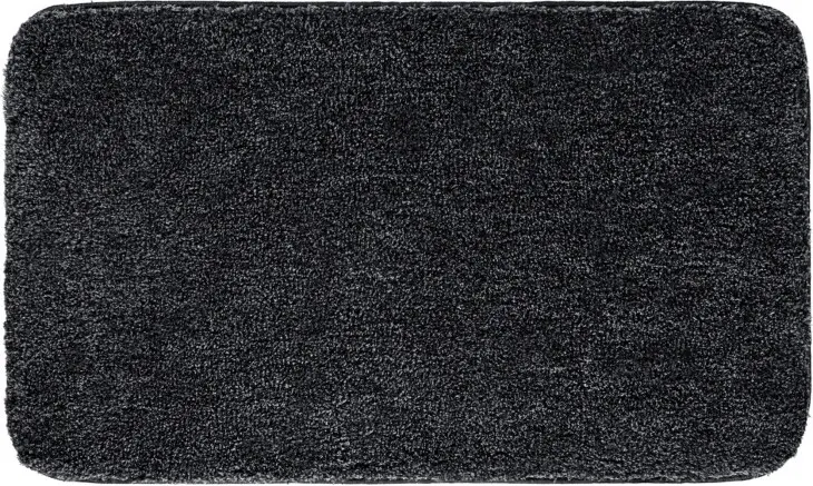 Badematte >MELANGE< in anthrazit, 100% Polyacryl ULTRASOFT - 120x70x2,7 (LxBxH)