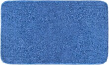 Badematte >MELANGE< in jeansblau, 100% Polyacryl...