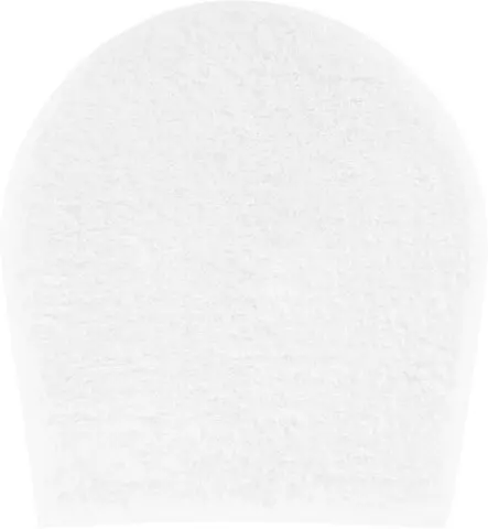 Badematte >MELANGE< in weiss, 100% Polyacryl ULTRASOFT - 50x47x2,7cm (LxBxH)