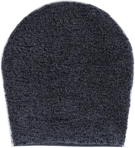 Badematte >MELANGE< in granit, 100% Polyacryl ULTRASOFT - 50x47x2,7cm (LxBxH)