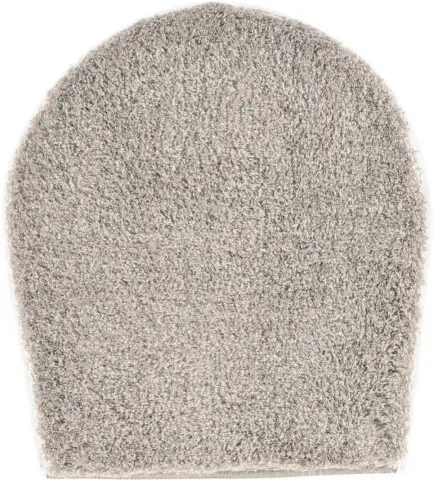 Badematte >MELANGE< in taupe, 100% Polyacryl ULTRASOFT - 50x47x2,7cm (LxBxH)