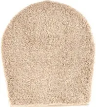 Badematte >MELANGE< in beige, 100% Polyacryl...
