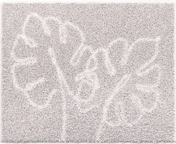 Badematte >LEVANA< in beige, 100% Polyacryl SUPERSOFT - 60x50x1,8cm (LxBxH)