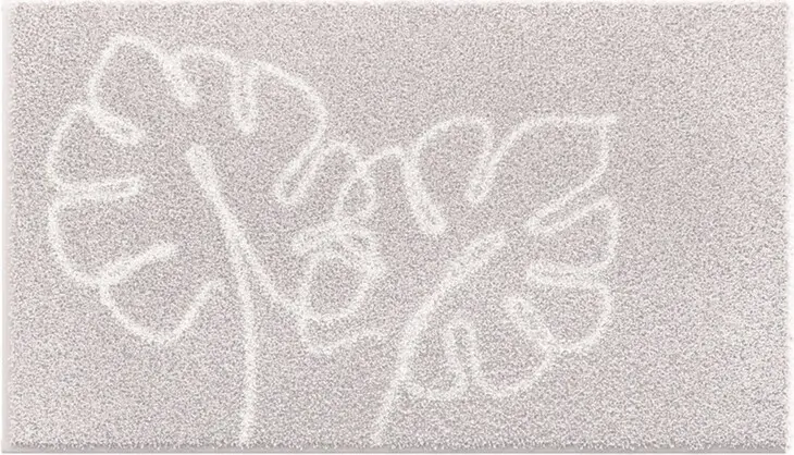 Badematte >LEVANA< in beige, 100% Polyacryl SUPERSOFT - 100x60x1,8cm (LxBxH)