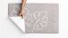 Badematte >LEVANA< in beige, 100% Polyacryl SUPERSOFT - 100x60x1,8cm (LxBxH)