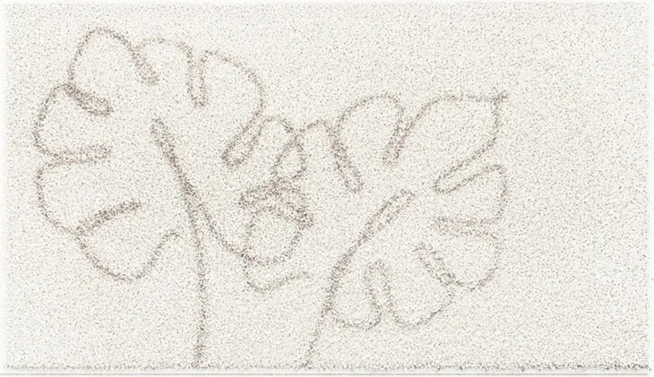 Badematte >LEVANA< in natur, 100% Polyacryl SUPERSOFT - 100x60x1,8cm (LxBxH)