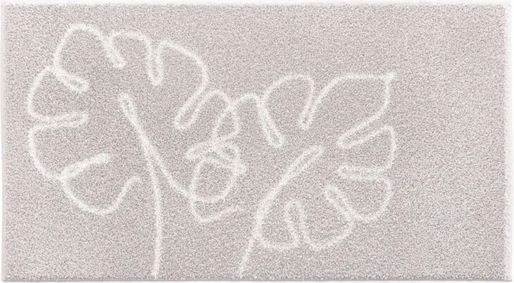 Badematte >LEVANA< in beige, 100% Polyacryl SUPERSOFT - 120x70x1,8cm (LxBxH)