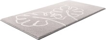 Badematte >LEVANA< in beige, 100% Polyacryl SUPERSOFT - 120x70x1,8cm (LxBxH)