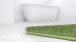 Badematte >LUSIA< in green, 100% Polyacryl SUPERSOFT - 60x50x1,8cm (LxBxH)