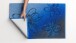 Badematte >LUSIA< in blue, 100% Polyacryl SUPERSOFT - 100x60x1,8cm (LxBxH)