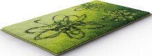 Badematte >LUSIA< in green, 100% Polyacryl SUPERSOFT - 100x60x1,8cm (LxBxH)