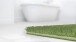 Badematte >LUSIA< in green, 100% Polyacryl SUPERSOFT - 100x60x1,8cm (LxBxH)