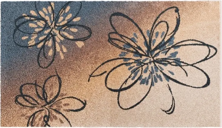 Badematte >LUSIA< in taupe, 100% Polyacryl SUPERSOFT - 100x60x1,8cm (LxBxH)