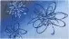 Badematte >LUSIA< in blue, 100% Polyacryl SUPERSOFT - 120x70x1,8cm (LxBxH)