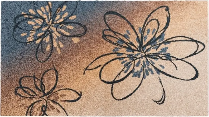 Badematte >LUSIA< in taupe, 100% Polyacryl SUPERSOFT - 120x70x1,8cm (LxBxH)