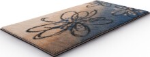 Badematte >LUSIA< in taupe, 100% Polyacryl SUPERSOFT - 120x70x1,8cm (LxBxH)