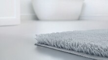 Badematte >MOLENA< in grau, 100% Polyester MAGICSOFT - 60x50x2,8cm (LxBxH)