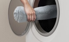 Badematte >MOLENA< in grau, 100% Polyester MAGICSOFT - 60x50x2,8cm (LxBxH)