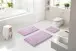 Badematte >MOLENA< in lavendel, 100% Polyester MAGICSOFT - 60x50x2,8cm (LxBxH)