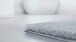Badematte >MOLENA< in grau, 100% Polyester MAGICSOFT - 100x60x2,8cm (LxBxH)