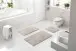 Badematte >MOLENA< in cappuccino, 100% Polyester MAGICSOFT - 100x60x2,8 (LxBxH)