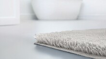 Badematte >MOLENA< in kiesel, 100% Polyester MAGICSOFT - 120x70x2,8cm (LxBxH)