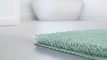 Badematte >MOLENA< in salbei, 100% Polyester MAGICSOFT - 120x70x2,8cm (LxBxH)