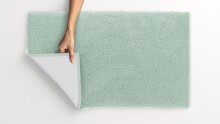 Badematte >MOLENA< in salbei, 100% Polyester MAGICSOFT - 120x70x2,8cm (LxBxH)