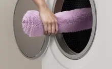 Badematte >MOLENA< in lavendel, 100% Polyester MAGICSOFT - 120x70x2,8cm (LxBxH)