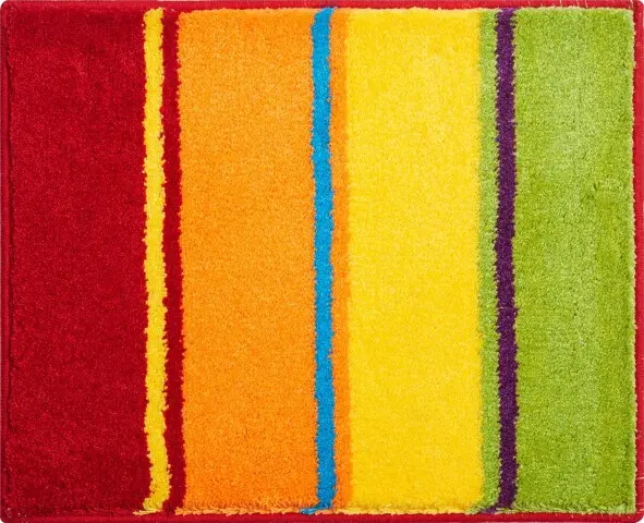 Badematte >SUMMERTIME< in multicolor  - 60x50x2 (LxBxH)