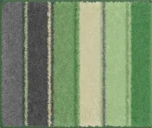 Badematte >SUMMERTIME< in grün, 100% Polyacryl...