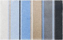 Badematte >SUMMERTIME< in blau, 100% Polyacryl...