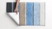 Badematte >SUMMERTIME< in blau, 100% Polyacryl SUPERSOFT - 90x60x1,8cm (LxBxH)